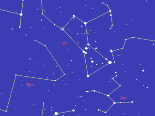Orion map - from SkyMap Pro